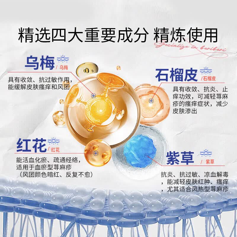 北京协和医学院荨麻疹进口药过敏止痒断i根增强免疫力荨麻疹药膏专用治疗急慢性 1盒装【北京协和】 过敏止痒软膏丘疹性荨麻疹专用