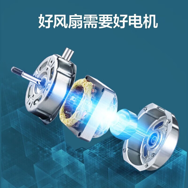 长城电风扇/落地扇/空气流通/工业落地扇/工程家用风扇/七叶大风量风扇 14英寸黑色机械款-FS·30(2) T