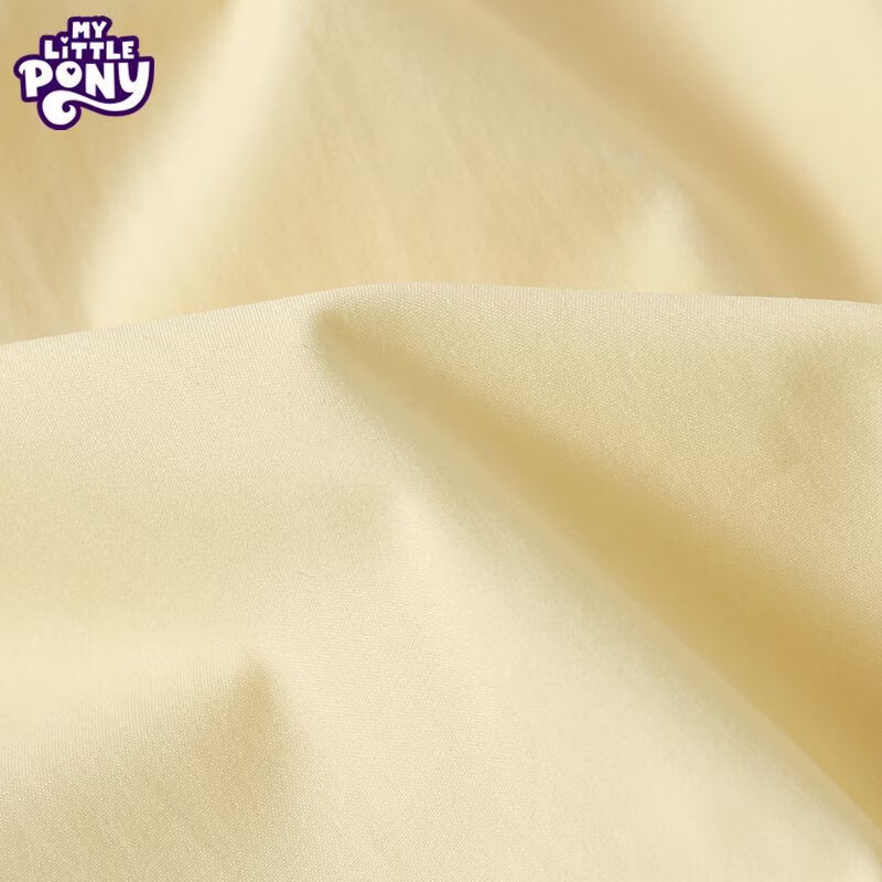小马宝莉（MY LITTLE PONY）2026新款小马宝莉女童短裤夏季薄款百褶裙裤儿童休闲热裤 奶油黄 160