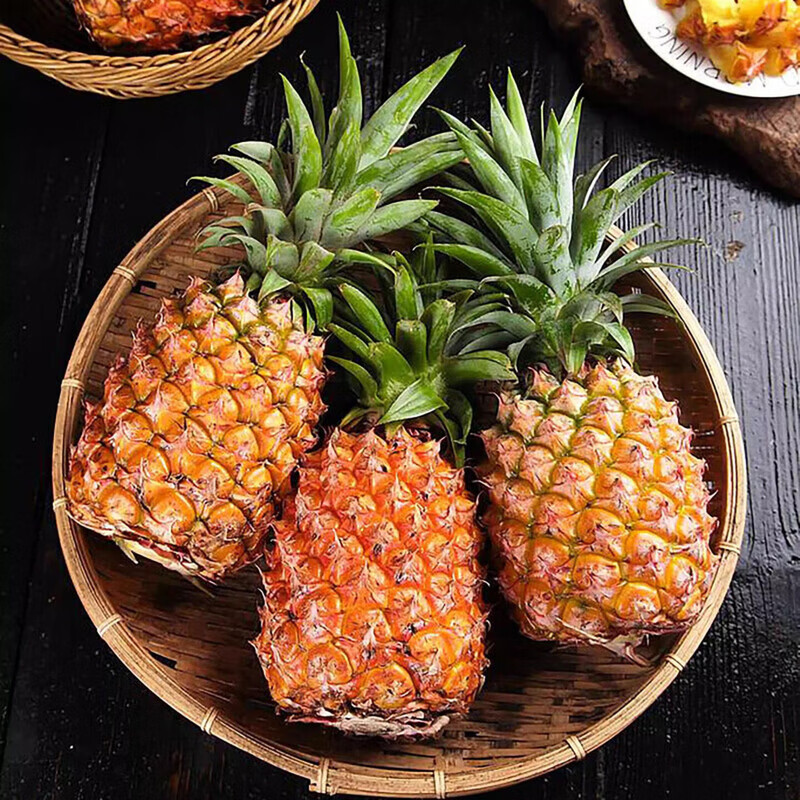 机林有果正宗海南金钻凤梨新鲜水果手撕凤梨甜蜜蜜香水金菠萝 9斤装【5-6个】实惠超值