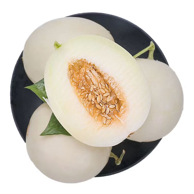 自然搭档陕西阎良甜瓜 脆甜蜜香瓜当季时令水果产地直发 净重4.5-5（2-6枚）