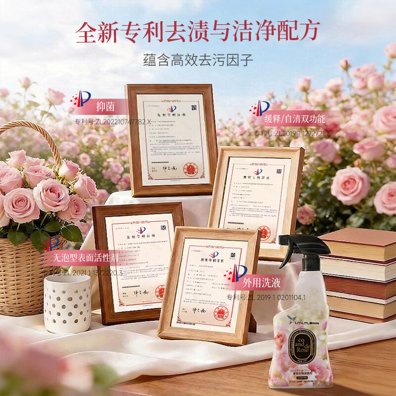 亮妈妈衣物渗透剂衣服强效去黄去油去霉去污渍顽固污渍衣领干洗剂 买一送一【到手两瓶】送1个喷头