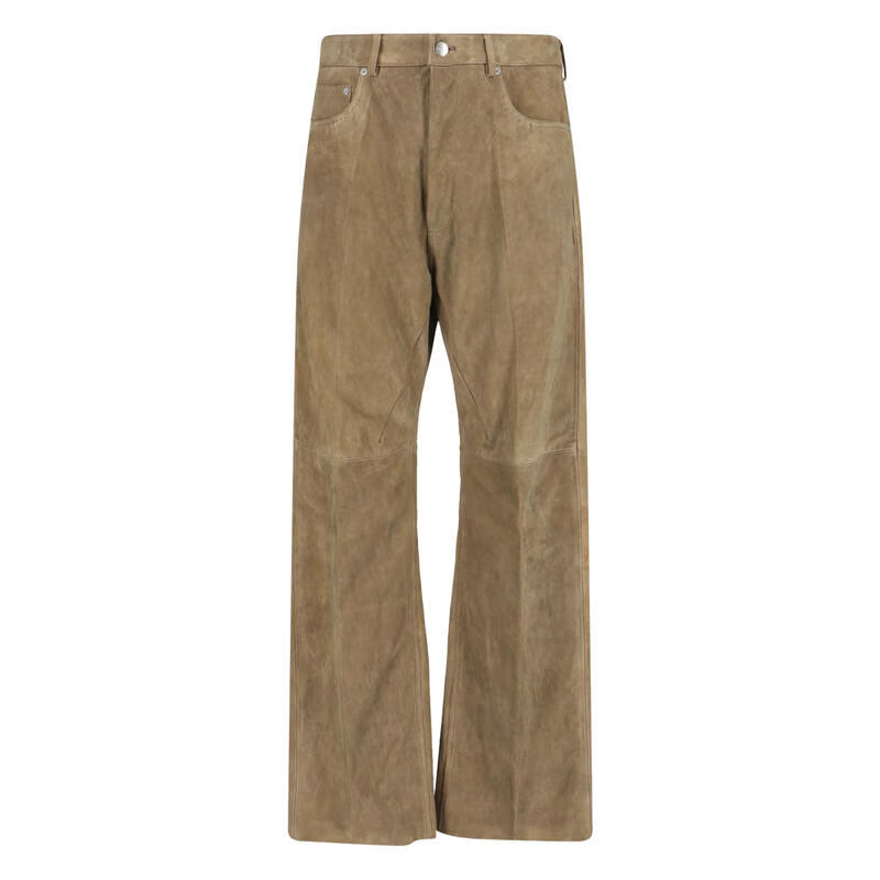 瑞克·欧文斯（RICK OWENS） SS26 轻奢 男士  棕色裤子 Brown 20 | 30