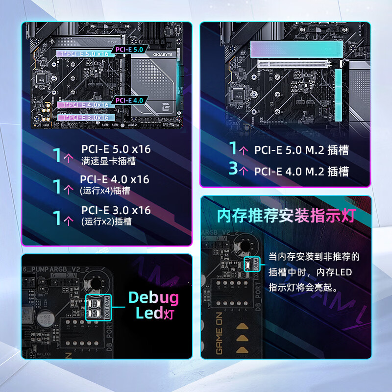 技嘉 猎鹰X870E EAGLE X3D WIFI7 DDR5 图 5