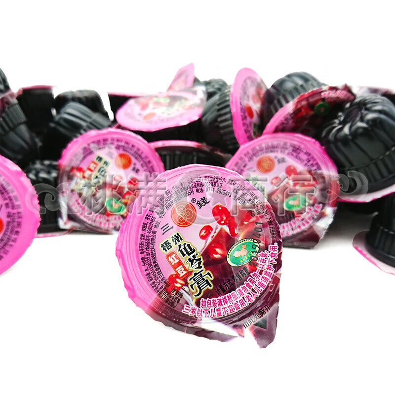 鲜有志梧州三钱牌龟苓膏果冻红豆味冰菊味味金银花味罗汉果味 3斤红豆