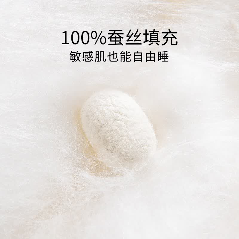 蚕花娘娘(SILKUEEN)蚕丝被 100%蚕丝空调被可水洗夏凉被双人夏季薄被子单人被 绿荫兔 200cm*230cm