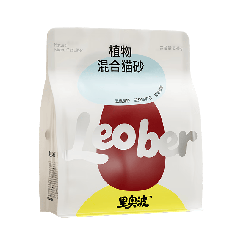 许翠花 里奥波植物混合猫砂2.4kg【首发拉新装】