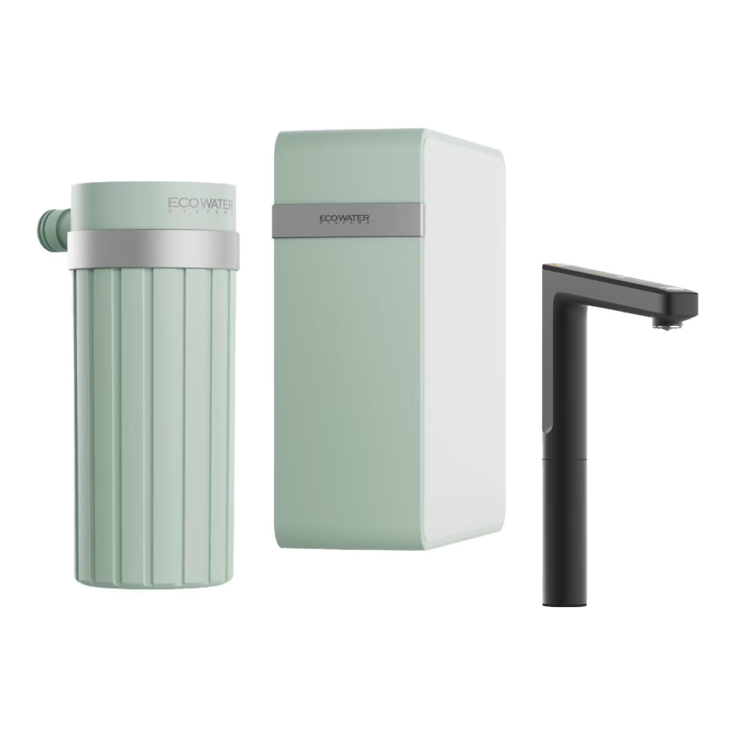 怡口净水【26年重磅新品】家用净水器陶氏RO净热一体机厨房温水等效2000G大流量前端净水自来水余氯过滤器 All-in-One同轴嵌套一体芯1000G净热一体机