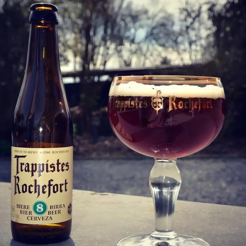 罗斯福(Rochefort)修道院啤酒6号8号10号330ml比利时原装进口18°P麦汁浓度黄啤 8号啤酒 尝鲜试喝:330ml*2瓶