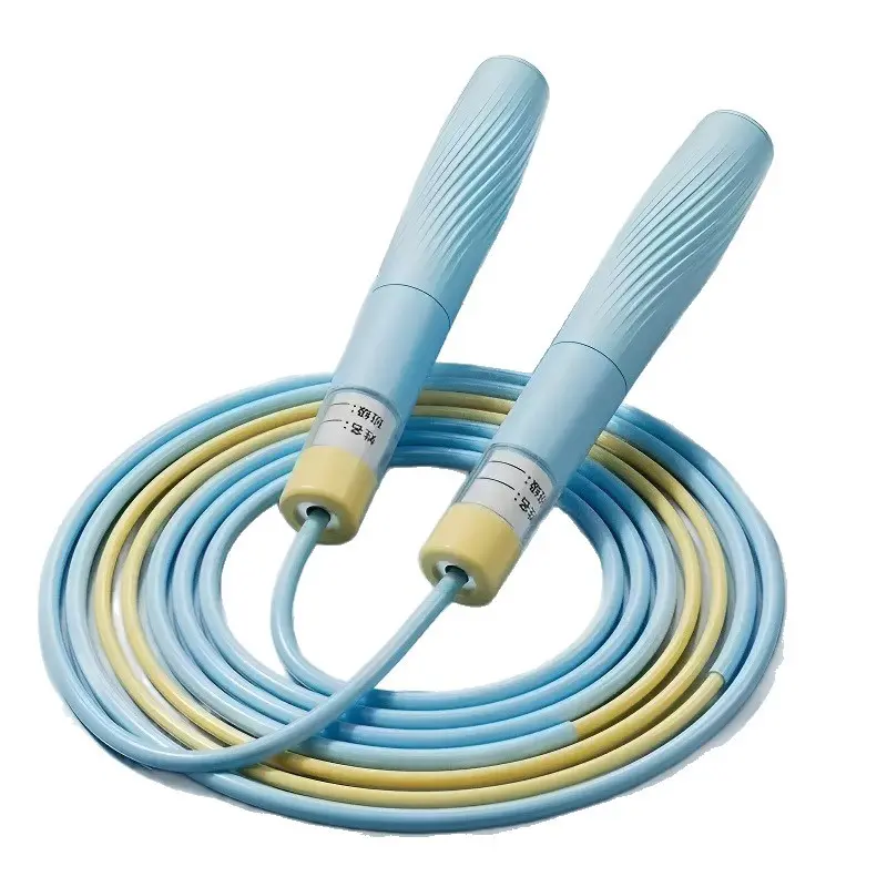 【老师推荐】新款双轴承分段式竞速跳绳中小学生体测专用不打结 【海盐蓝】升级款不打结/防滑手柄（1条）