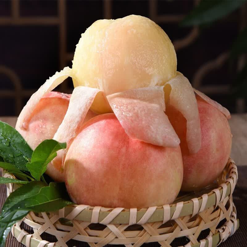 无锡水蜜桃 阳山镇发货 端午节送礼佳品 精品水蜜桃 皮薄易剥 12枚礼盒  精选单果3-4两  净重3.6斤+