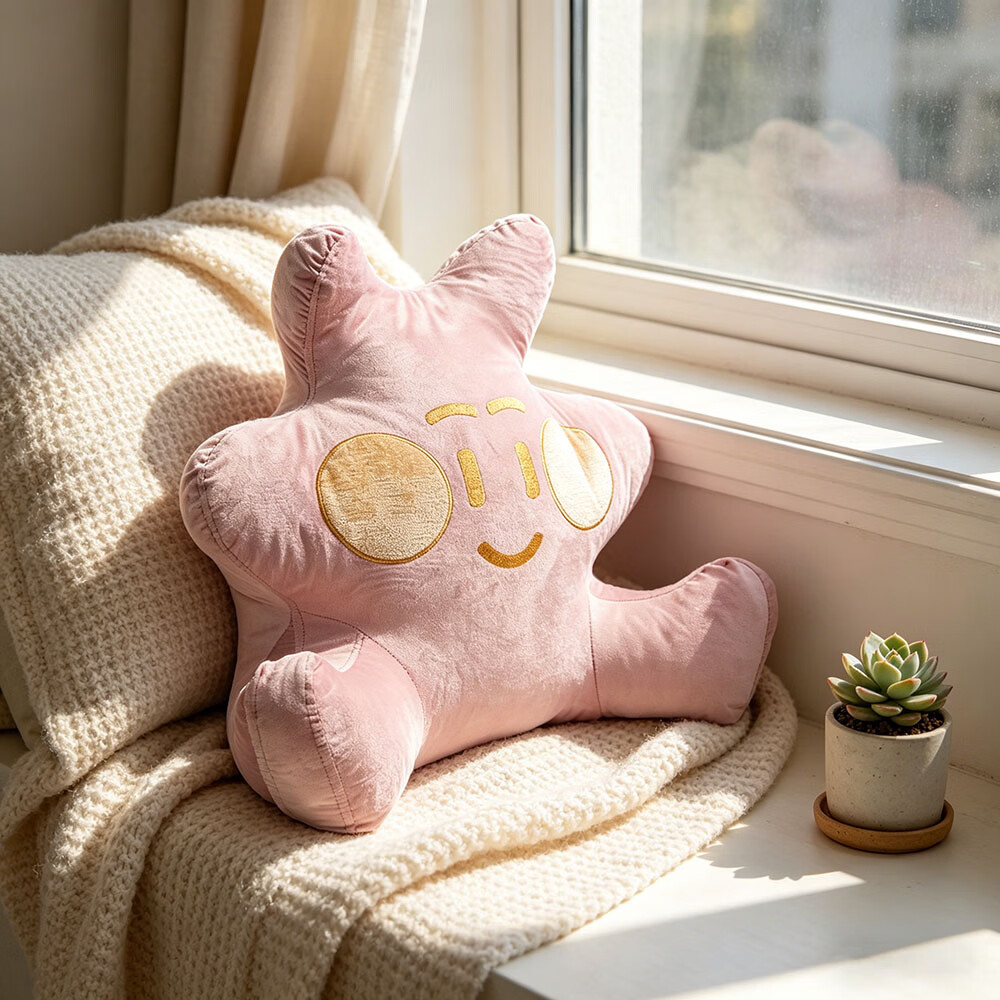 考拉吉苏床上沙发护腰靠垫床头靠枕 靠背一体软包 办公休闲追剧阅读腰靠 少女粉（丽丝绒） 68cm*56cm*56cm 含枕芯 小号-适合儿童155CM以下