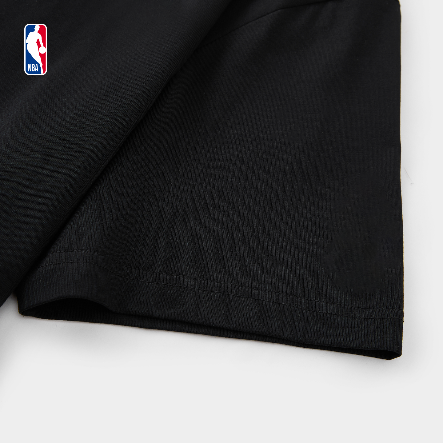 NBA官方2026口号T恤湖人火箭马刺骑士纯棉t恤季后赛口播短袖t恤男女 黑(马刺) 3XL
