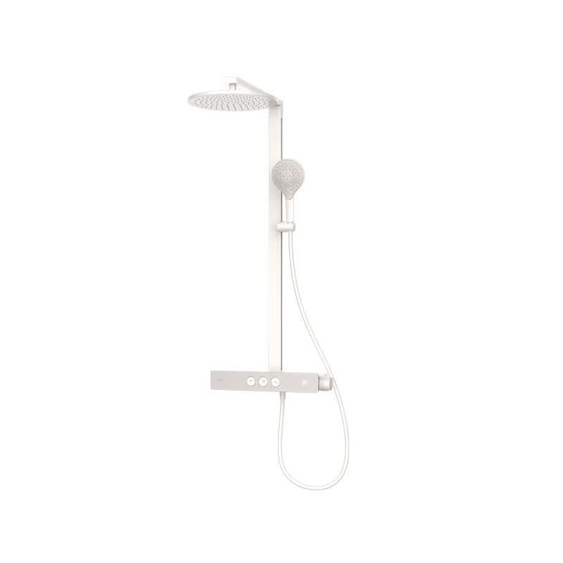 科勒（KOHLER）雨神1.0数显恒温淋浴花洒奶油白【超体】