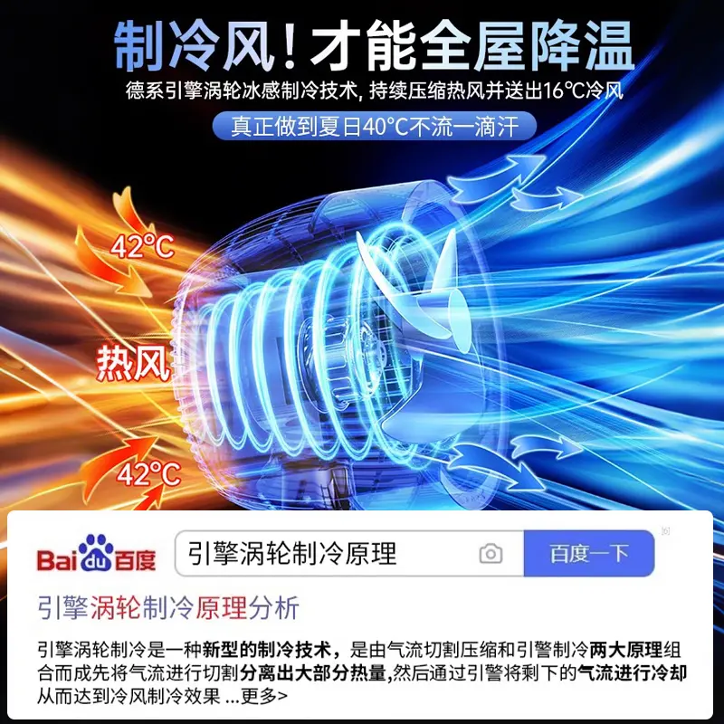 小米椒智能语音空气循环扇家用落地式轻音节能电风扇台式桌面小风扇节能省电扇两用大风量风扇空调扇 【加高机械款】|3档调节|左右摇头