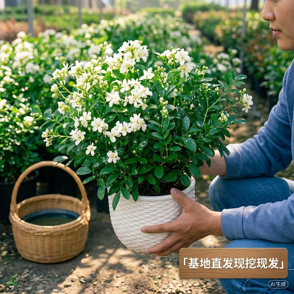 九里香老桩盆栽棒棒糖造型驱蚊室好养内客厅绿植四季开花浓香植物 10年独杆【棒棒糖型】