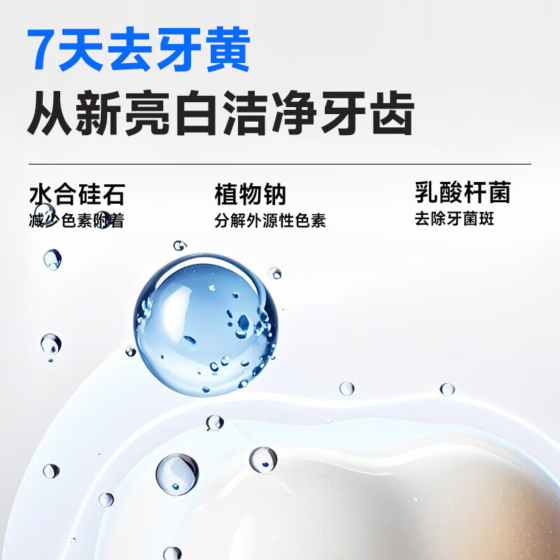 RAOYI 清新炫白牙膏 护龈抑菌牙膏持久清新口气深度清洁口腔100g 清新炫白牙膏100g*2