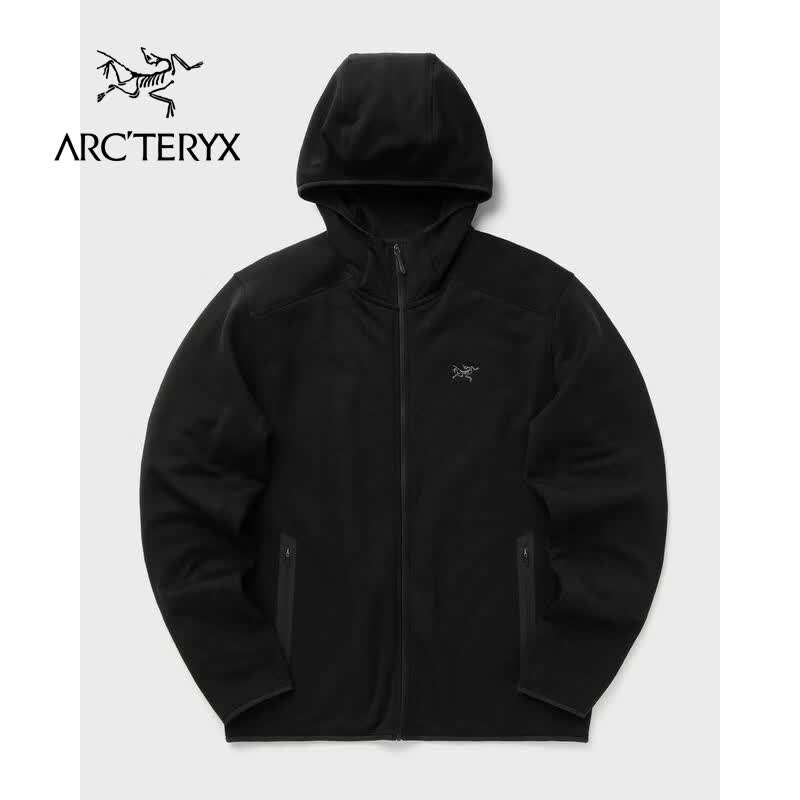 始祖鸟（ARC'TERYX） 轻奢 男士 KYANITE X000008446 男士黑色连帽套头衫 黑色 20 | L