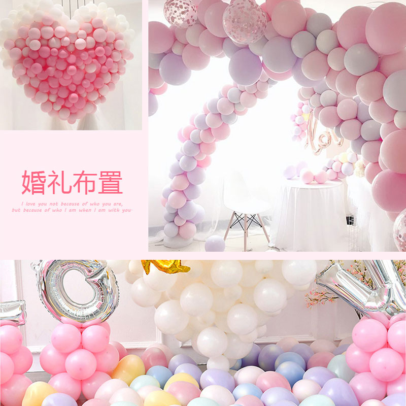 富居FOOJO马卡龙气球100只生日装饰打气了会自动飘起来吗？