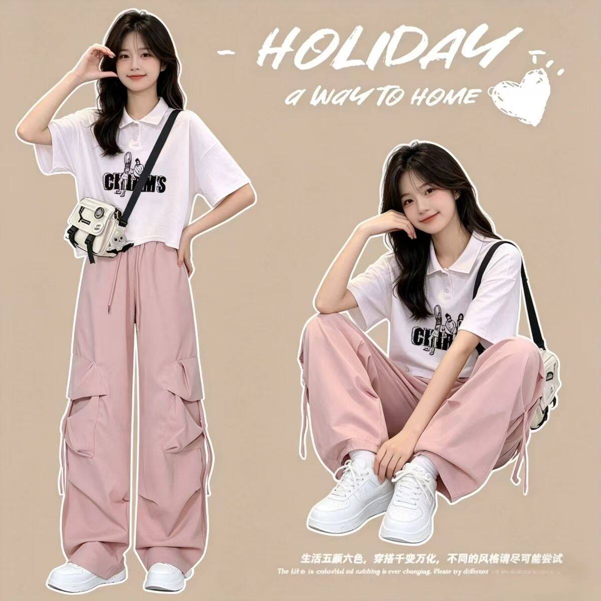 欧颖慕女童夏装短袖套装女大童衣服T恤工装裤两件套女孩运动套装夏季16 白短袖+黑色工装裤【套装】 170 (XL)码【建议120-135斤】 欧颖慕女童夏装短袖套装女大童衣服T恤工装裤两件套女孩运动套装夏季16 白短袖+黑色工装裤【套装】 170 (XL)码【建议120-135斤】