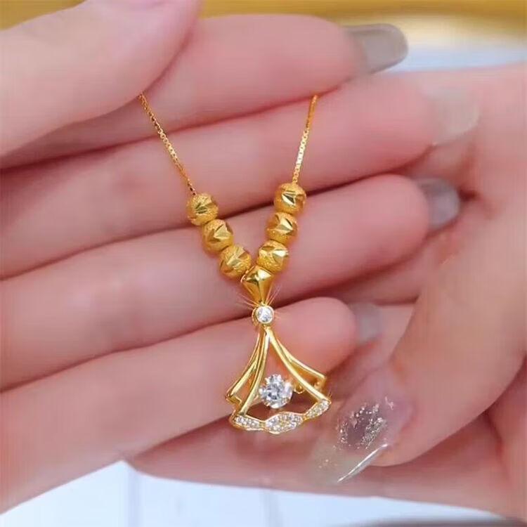 2026年新款灵动银杏叶项链女生日礼物女高级设计感小众轻奢809 银杏叶吊坠-送礼盒