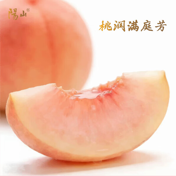 阳山水蜜桃 正宗无锡阳山水蜜桃 新鲜现摘时令水果 高端礼盒装 一级果4-5两8枚礼盒装净重3.2斤多