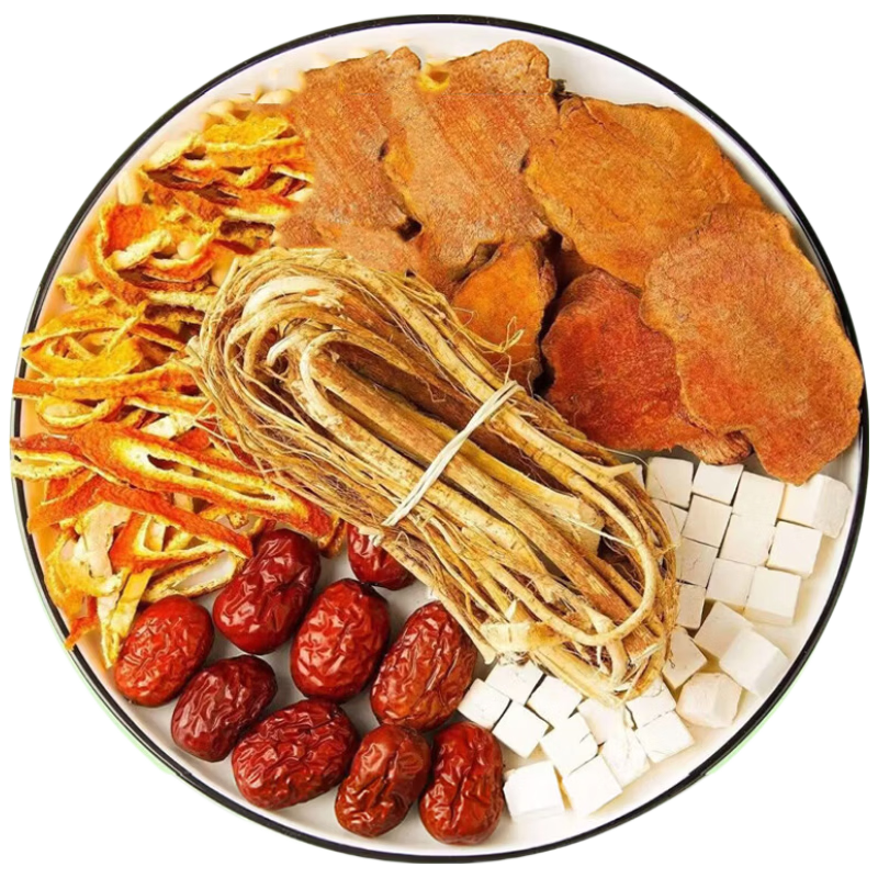 京鲜生莫氏鸡煲专用汤料100g 五指毛桃茯苓汤药材煲炖汤材料包 源头直发