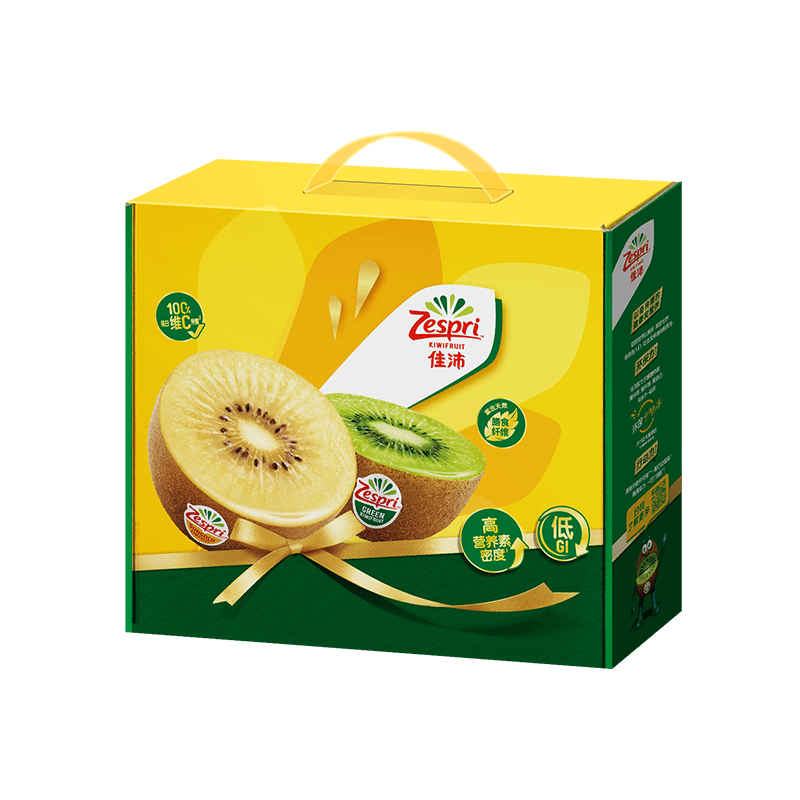 佳沛（zespri）新西兰 新果季 阳光金奇异果12粒特大果单果124-146g 猕猴桃