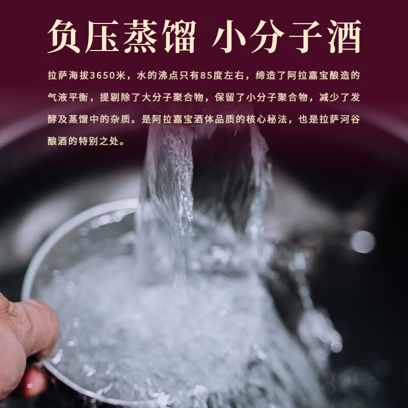 天佑德阿拉嘉宝天佑德青稞酒 清香型白酒 西藏特产 白酒礼盒 收藏礼赠 52度 500mL 6瓶 【圣湖4718】