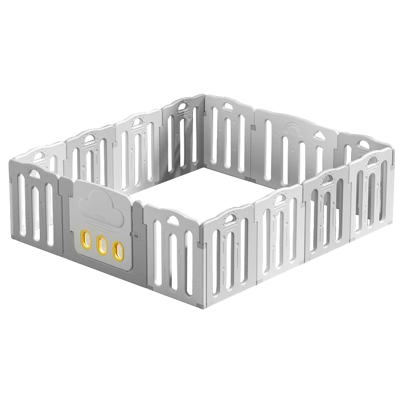 曼龙儿童围栏地上游戏围栏防护栏安全宝宝学步爬行垫栅栏云朵围栏价格走势及用户评价