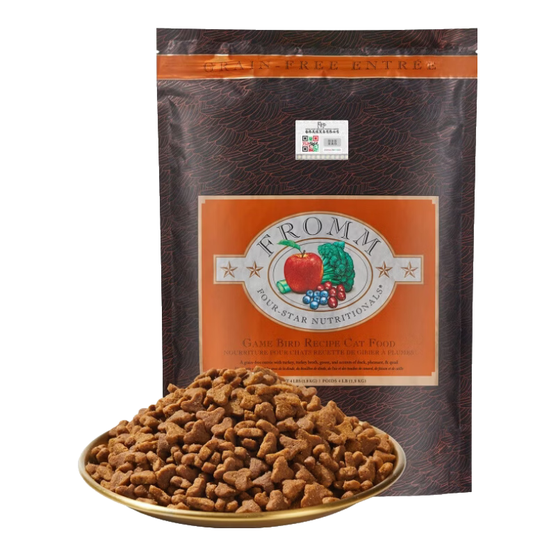 Fromm福摩猫粮无谷物全家禽配方全价通用猫干粮 【效期27/4】4磅/1.8kg