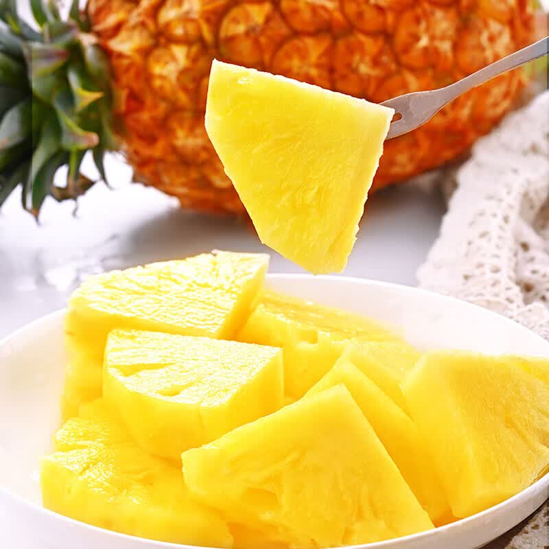 机林有果正宗海南金钻凤梨新鲜水果手撕凤梨甜蜜蜜香水金菠萝 9斤装【5-6个】实惠超值