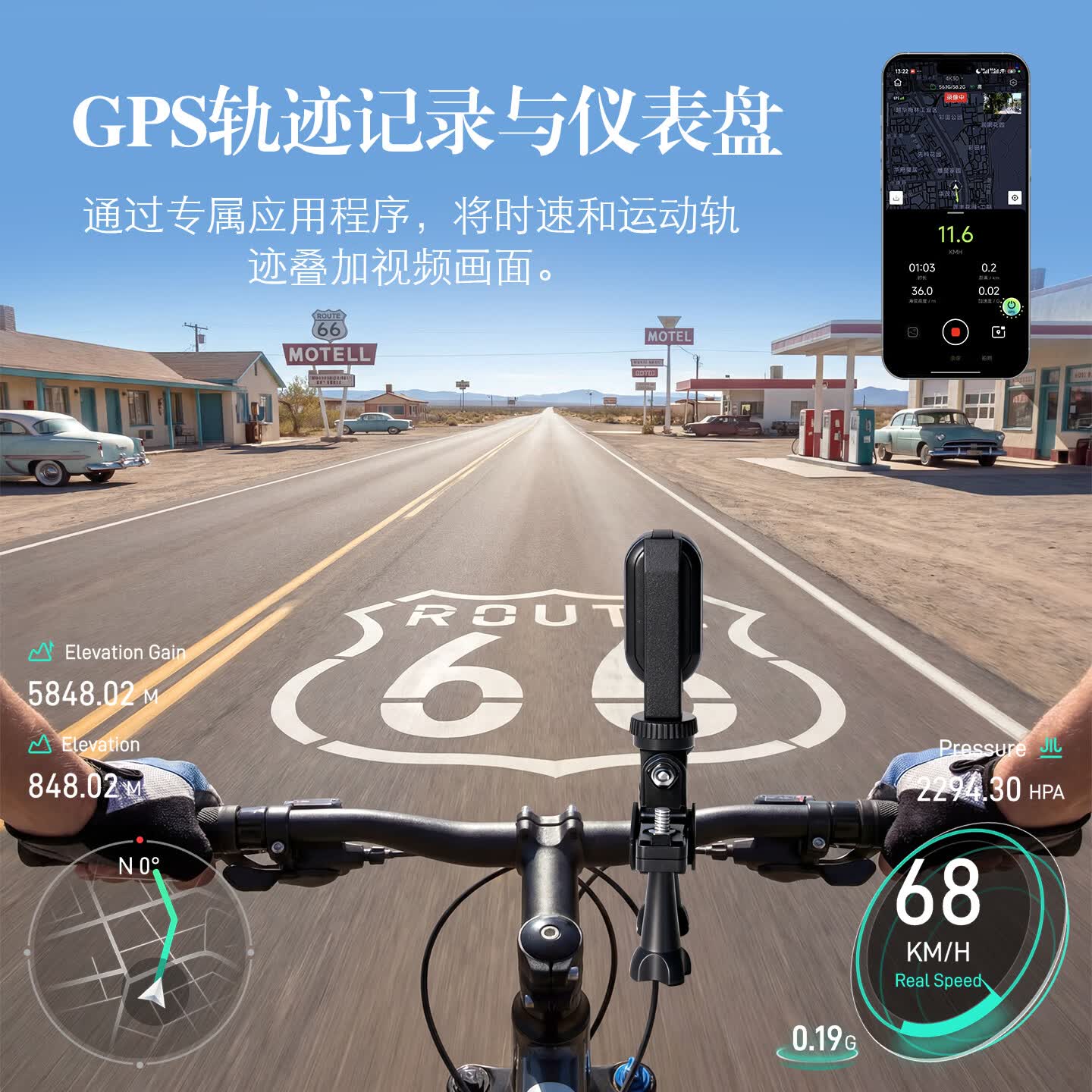 觅豹 M1 拇指运动相机4K超清防抖长续航骑行摩托车GPS记录仪亲子Vlog旅游随身便携摄影口袋相机 64G高速卡+标配(主机 + 充电仓+ 全套配件)