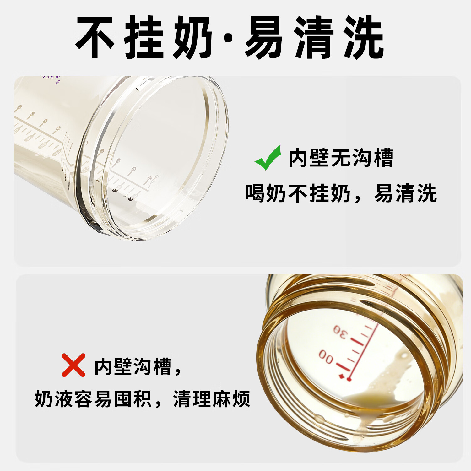 A 2儿童直饮杯1-3岁喝奶婴儿奶瓶无阀学饮杯宝宝一岁以上儿童水杯 300ml无阀直饮杯紫色