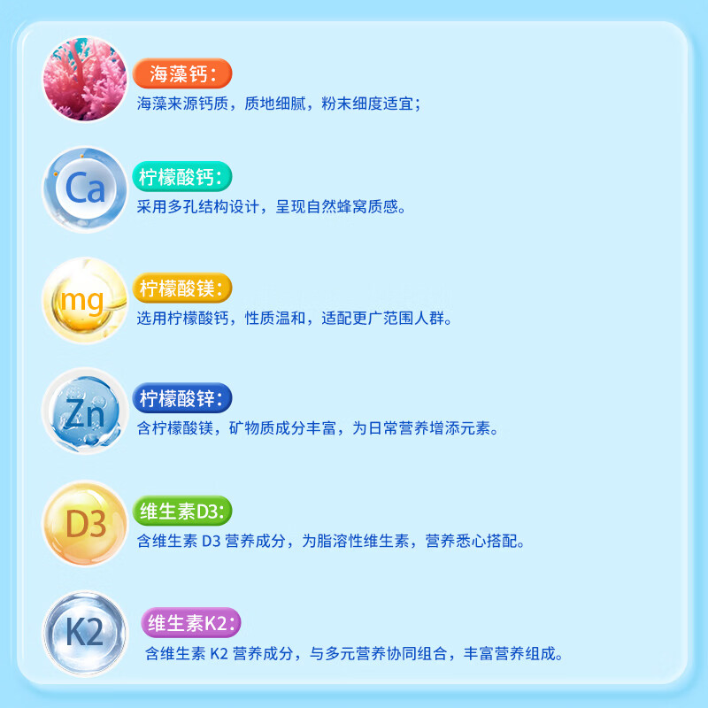Ddrops【官方】滴卓思婴儿ad滴剂0-1岁维生素ad 婴儿ad滴剂0-1岁 【海藻双钙】钙镁锌(6个月以上) 30条*2罐