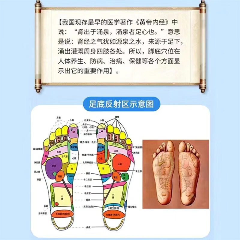 【精选】超慢跑指压板脚底按摩垫加大厚减肥原地跑步垫子舒缓按摩 【圆形磁石 加大】蓝色 大号