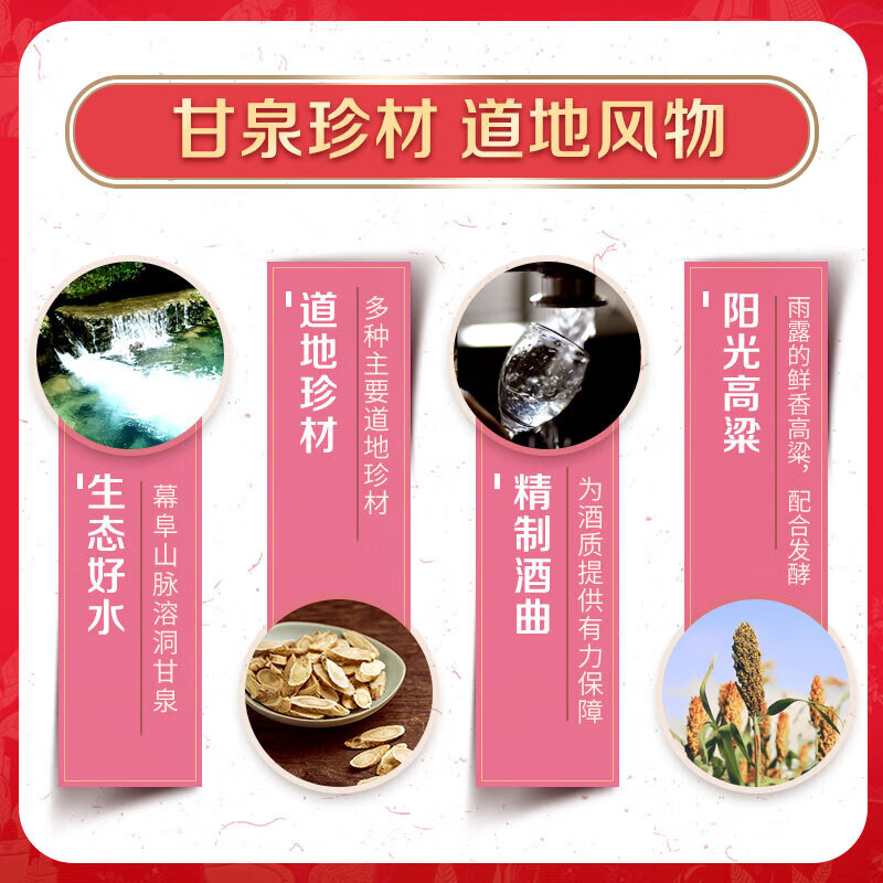 【99包邮】劲牌 中国劲酒35度 125ml*6瓶/红粉组合礼盒装