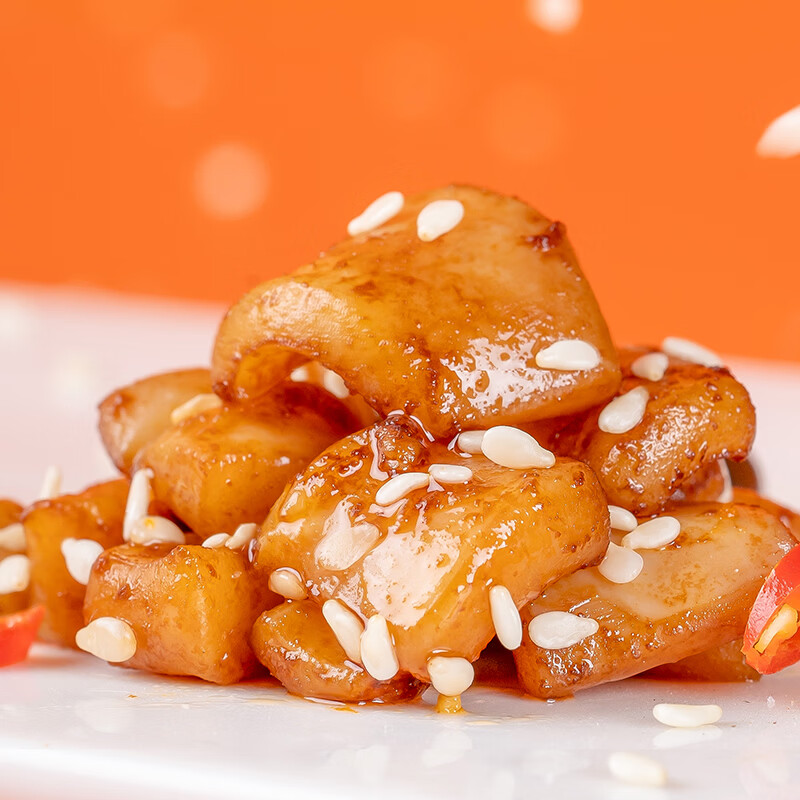 海望杏好鱿你500g鱿鱼杏鲍菇烧烤藤椒火锅味开袋即食休闲解馋零食小吃 500gBBQ烧烤味【约22小包】