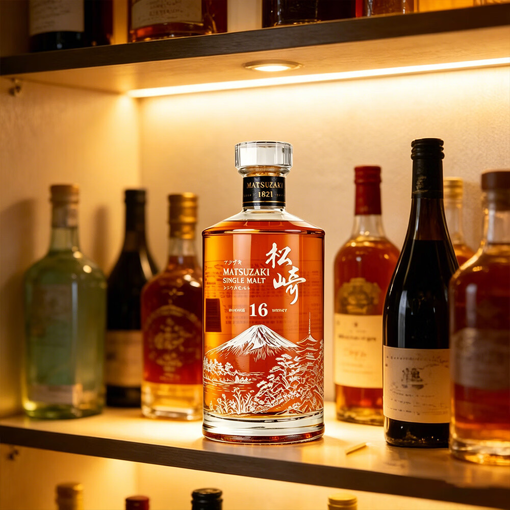 松崎16日本原装原瓶进口单一麦芽威士忌酒水楢桶日威洋酒调酒礼盒装 【初饮】松崎16【单一麦芽】700ml-4瓶/箱（送冰川杯）