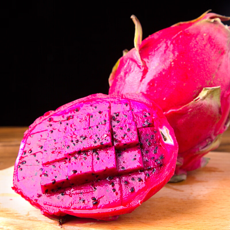 鲜宝道广西红心火龙果金都一号整箱发货 5斤红心火龙果单果100-200克净重4.5斤