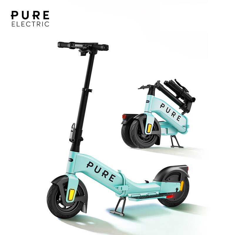 佩尚Pure Electric电动滑板车成人二轮折叠电动车小型轻便迷你代步车 Pure Advance Flex 薄荷绿