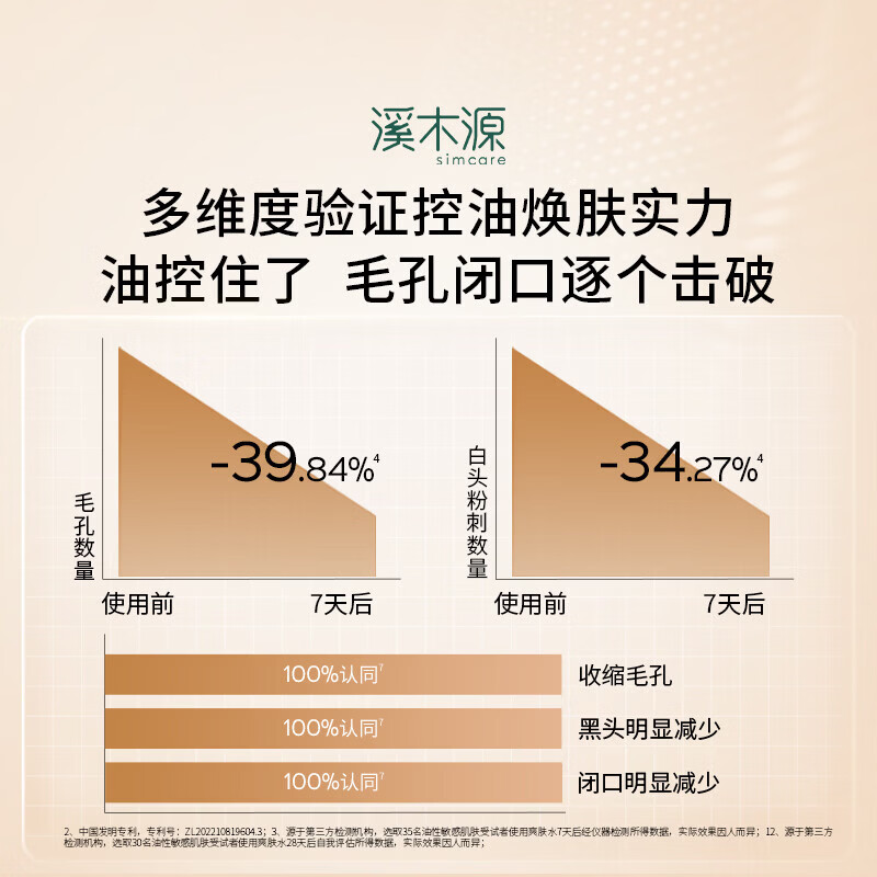溪木源水乳套装层孔菌油皮夏季控油提亮舒缓泛红细腻毛孔男女通用护肤品 层孔菌精华水120ml
