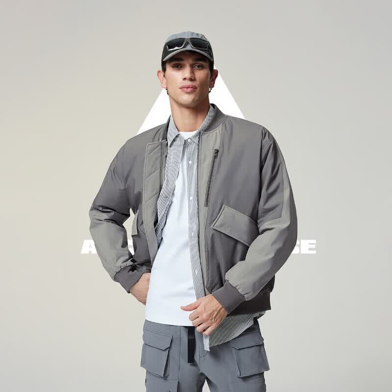 杰克·琼斯(JACK&JONES)男士保暖外套厚款夹克合集 225409014阴影灰 S (170)