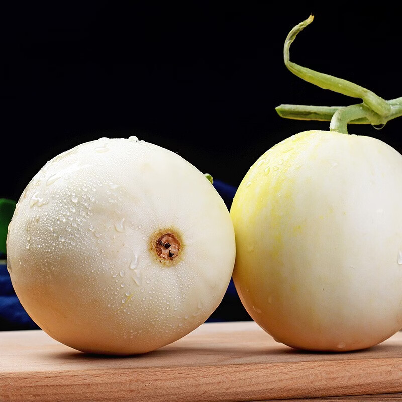 自然搭档陕西阎良甜瓜 脆甜蜜香瓜当季时令水果产地直发 净重4.5-5（2-6枚）