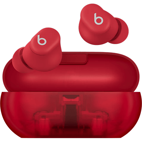 beats Solo Buds 真无线耳机【520礼物】 蓝牙耳机  适用华为苹果手机  晶透红
