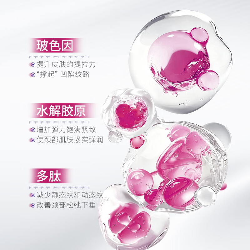 韩伦美羽胶原蛋白紧致美颈霜去颈纹保湿淡纹抗皱提拉紧致去颈纹 6支 40g