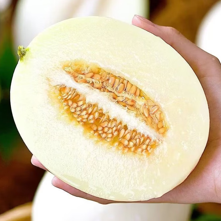 佑嘉木陕西阎良甜瓜 净重4.5斤  整箱新鲜水果源头直发包邮 4.5斤净重