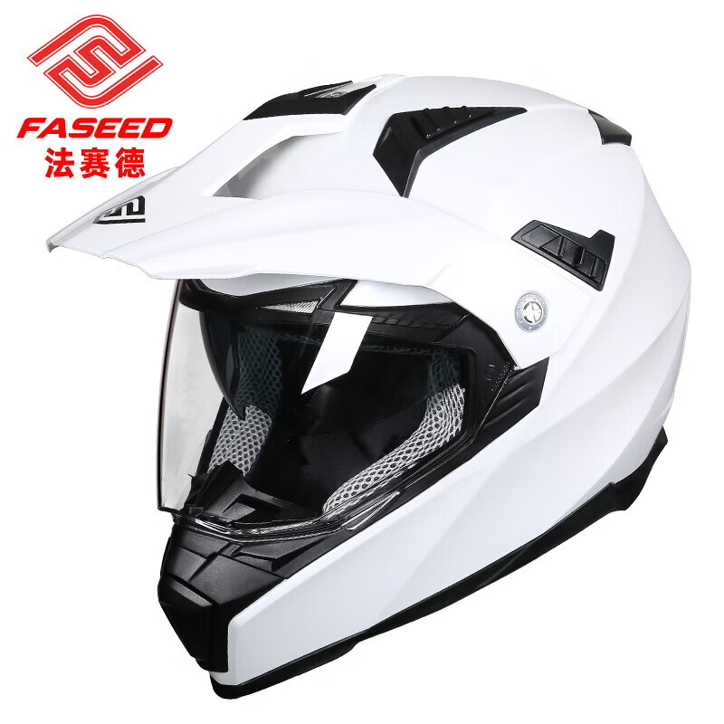 ���ڲ�����FASEED������Ħ�г�ͷ��˫��Ƭ��·ԽҰ������ȫ��Ħ���ļ�FS606������ ���ף����ƽ�羵+ͷ�ף� L�ʺ�55-57ͷΧ 488Ԫ