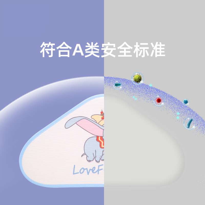 boxbaby婴儿云片枕新生儿宝宝天丝云感枕可水洗吸汗透气四季通用0高度 云枕片-小飞象(0高度)
