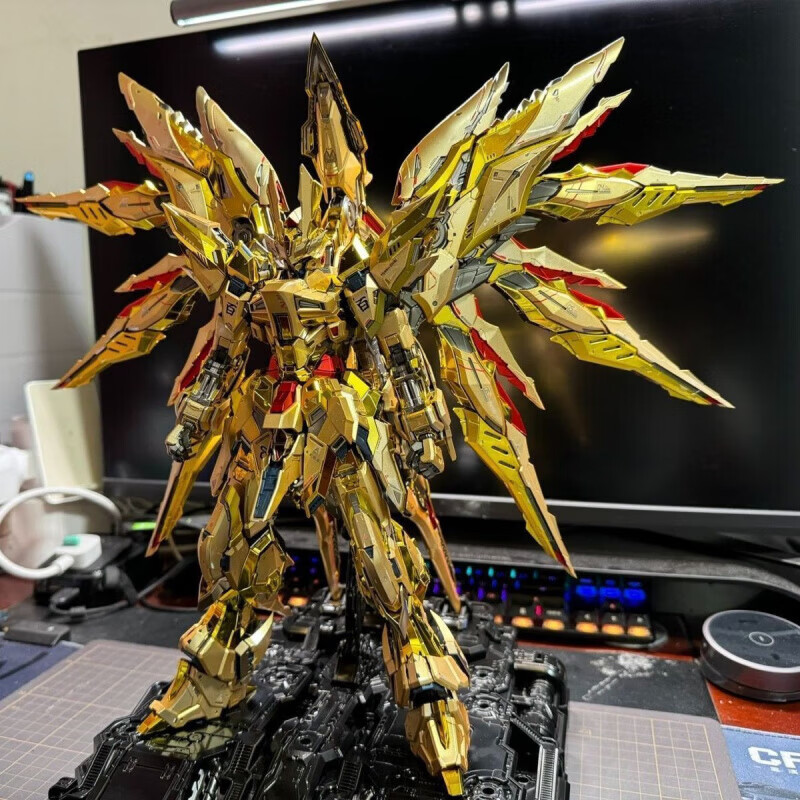 JPBK&amp;Y高达豪华模型吕布魔动核赵云敖丙白起吧白雪姬红异端潮玩盲盒 逐愿飞扬-赵云加兰玉白龙驹